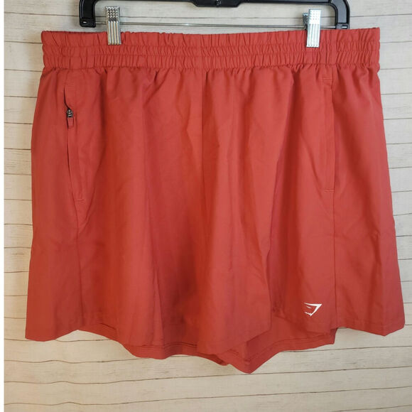GYMSHARK ARRIVAL SHORTS IN RED, SZ XXL - Picture 1 of 11